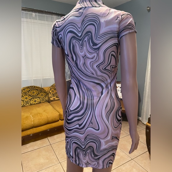 Y2k style New swirl zig zag dress - Picture 6 of 6